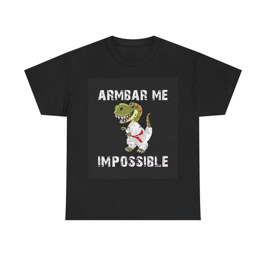 Funny Dinosaur Tshirt Karate MMA Wrestling Unisex Heavy Cotton Tee