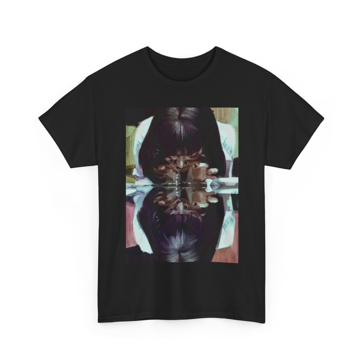 Pulp Fiction Tshirt Retro Movie Scene Unisex Heavy Cotton Tee Famous Scene