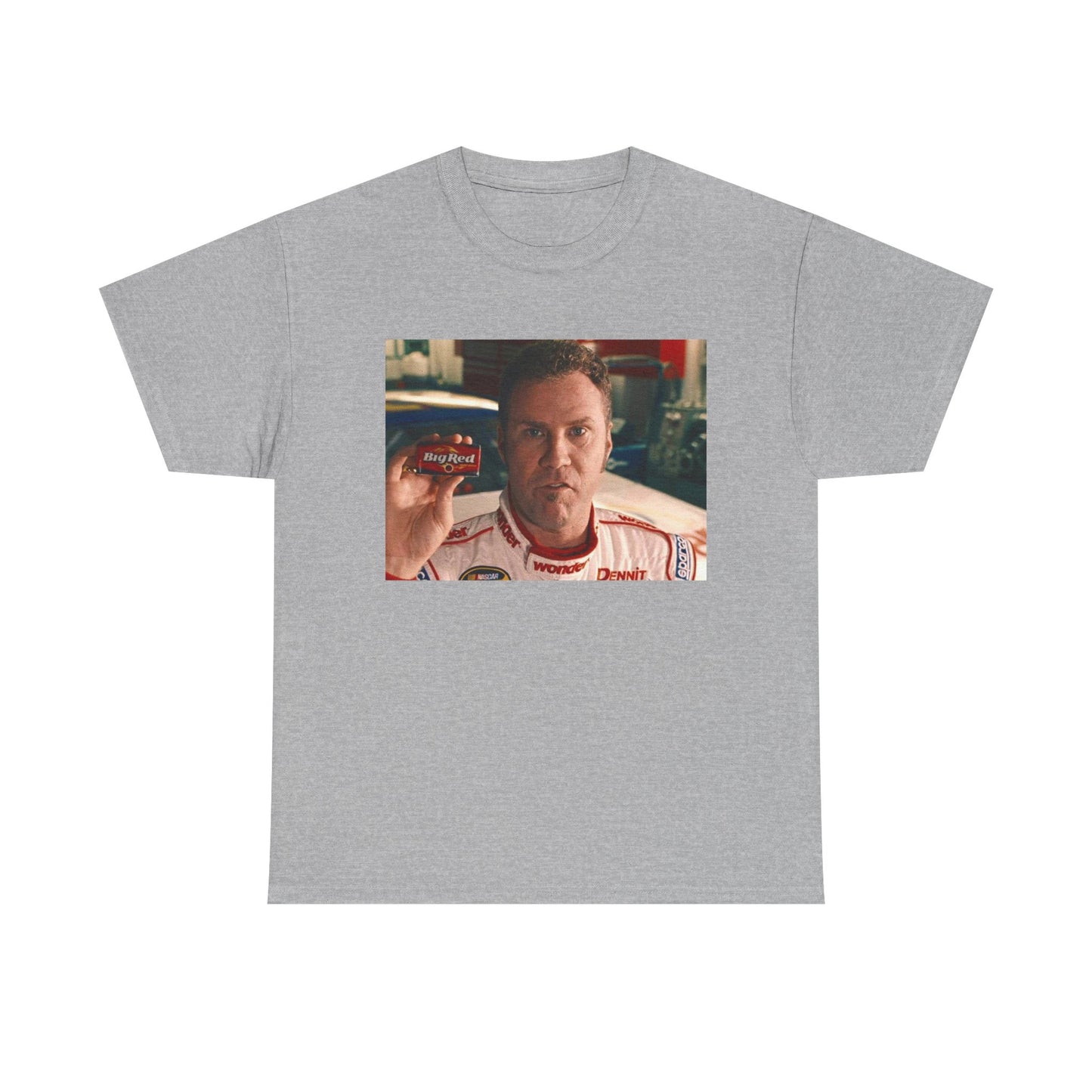 Talladega Nights Graphic T Shirt Funny Nascar Ricky Bobby Unisex Heavy Cotton