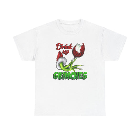 Drink Up Grinch's Christmas Graphic T Shirt NEW ADULT