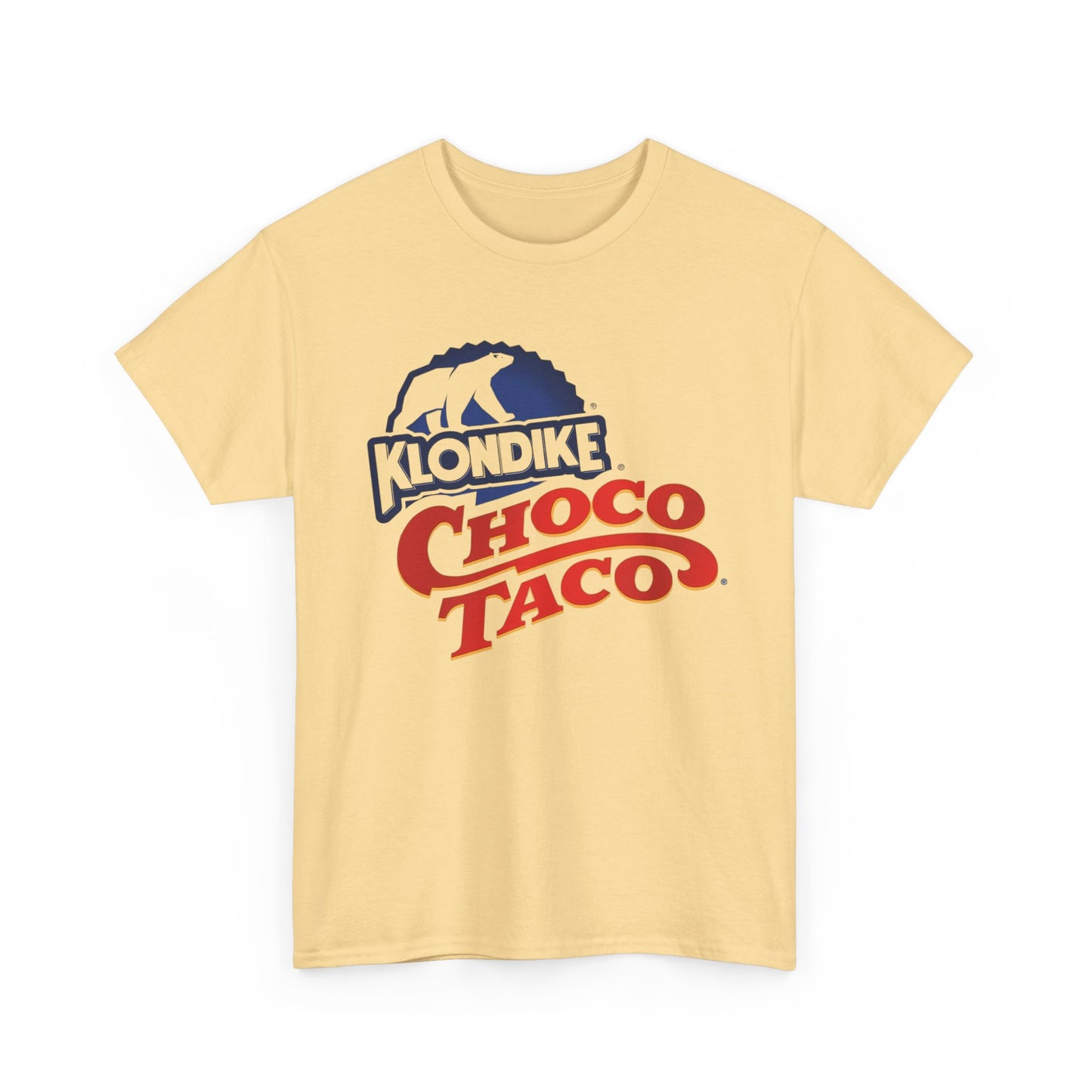Klondike Shirt Choco Taco Funny Ice Cream Retro Nostalgic Unisex Heavy Cotton