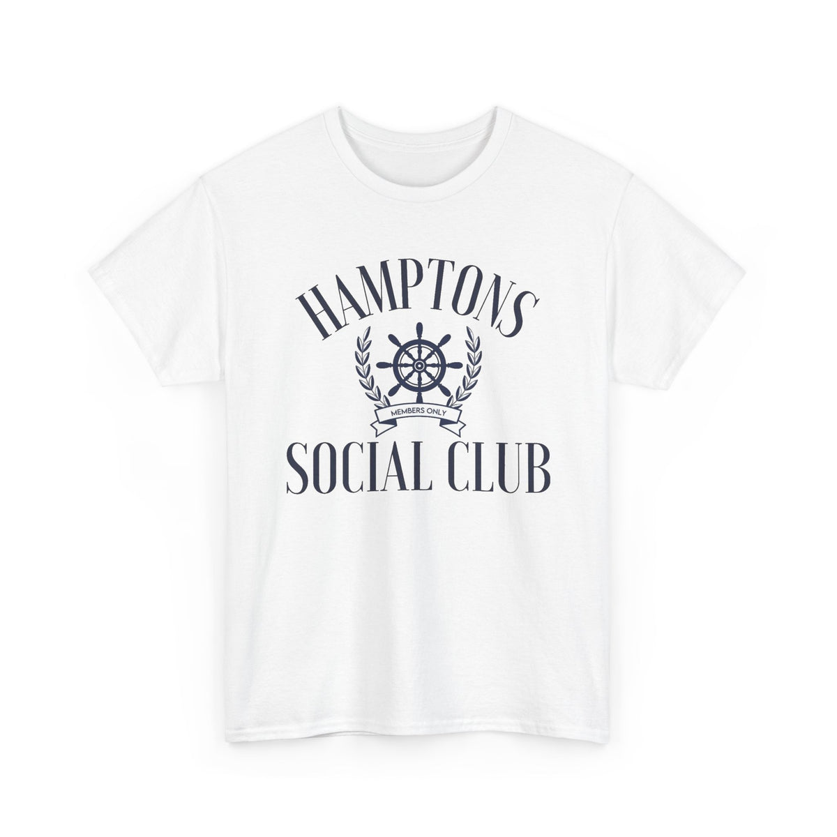 Hampton's Social Club Graphic T Shirt Men's Vintage Heavy Cotton Tee