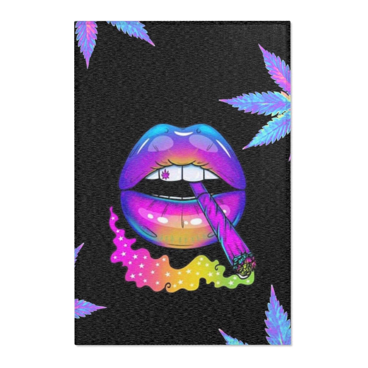 Rainbow lips With Joint BRAND NEW Area Rugs