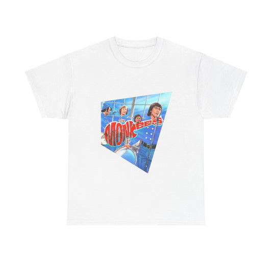 The Monkees Tshirt Vintage Poster Rock Band Retro Unisex Heavy Cotton Tee