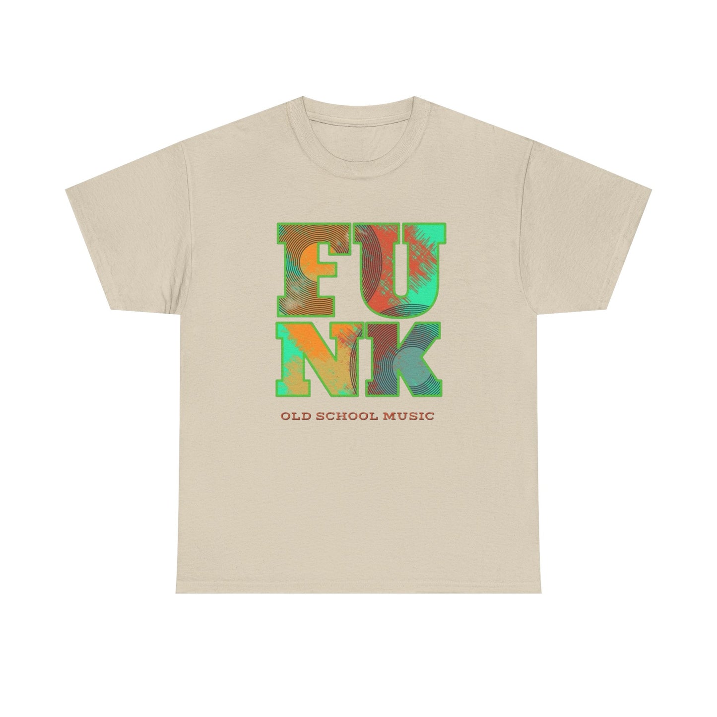 Funk Old School Music Graphic T Shirt NEW GIFT Unisex Heavy Cotton Tee