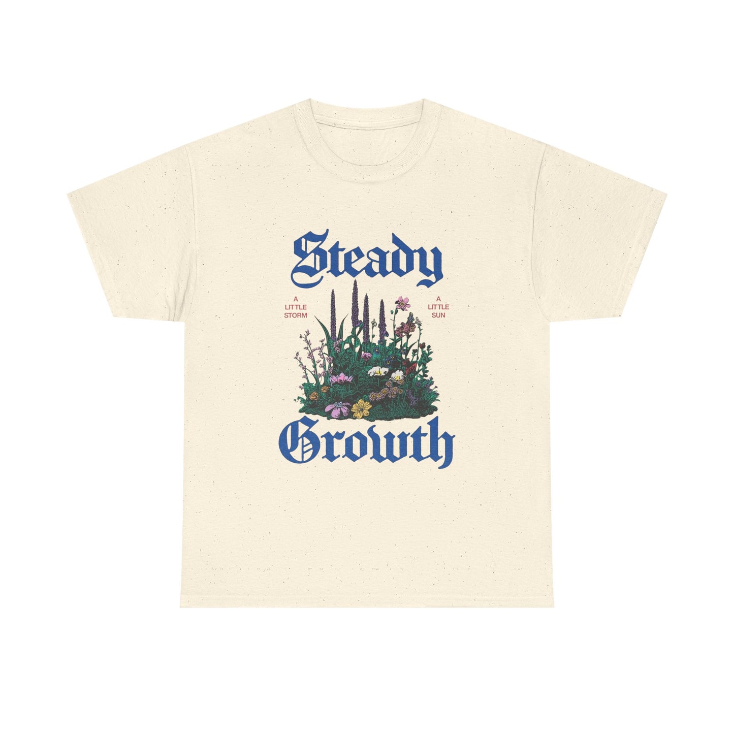 Steady Growth Graphic T Shirt Unisex Heavy Cotton Tee