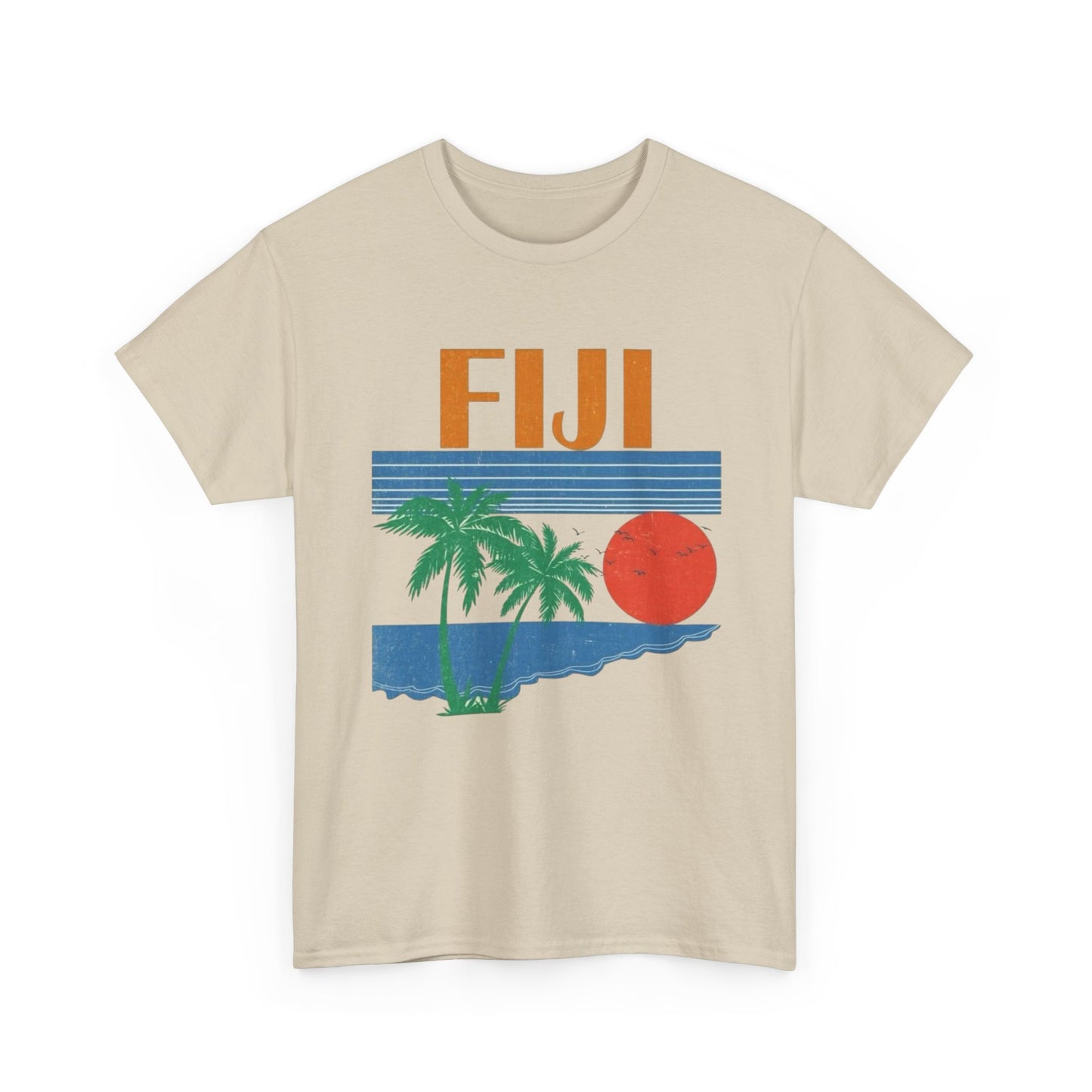 Fiji Vintage Graphic T Shirt NEW Adult Unisex Heavy Cotton Tee