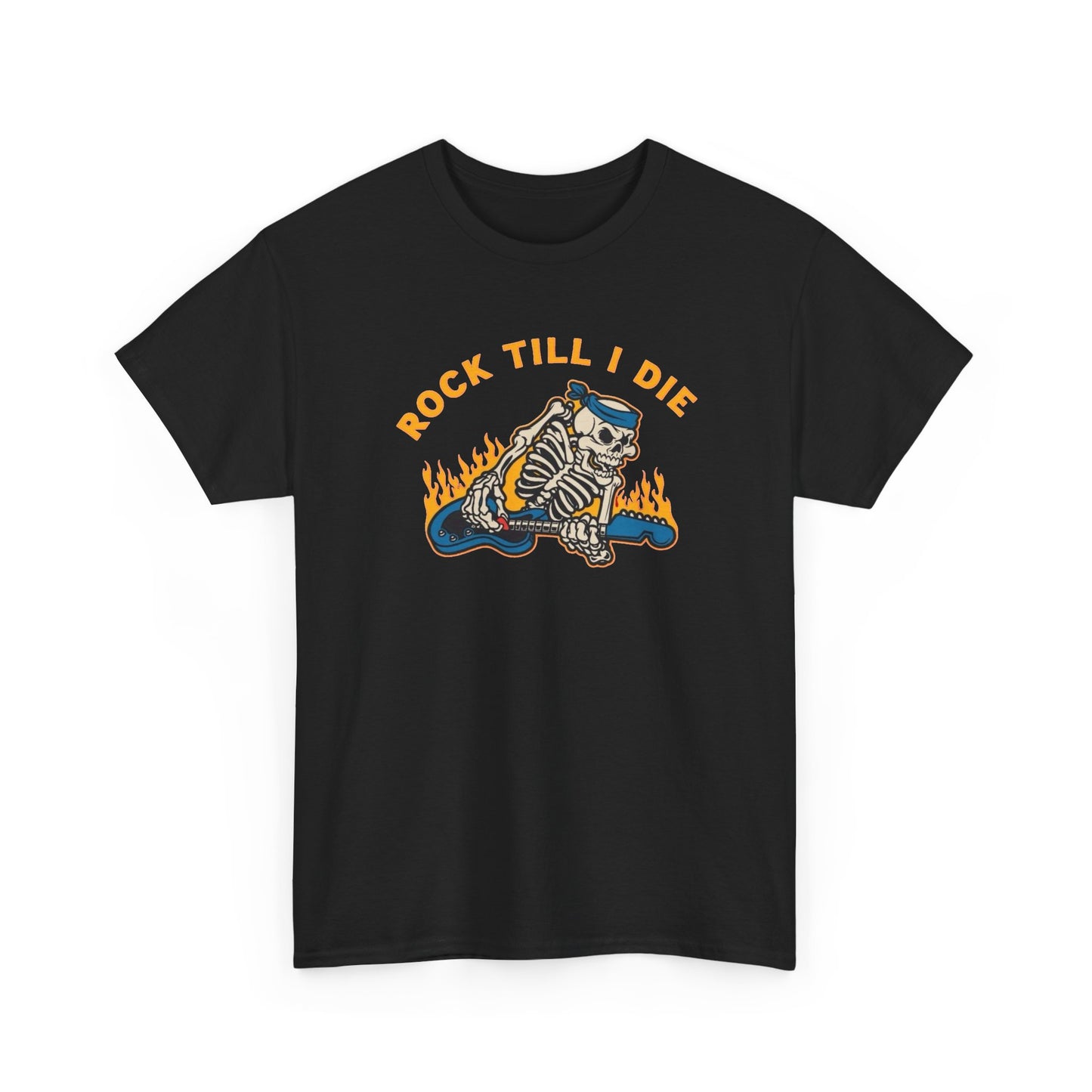 Rock Till I Die Graphic T Shirt NEW ADULT TEE VINTAGE