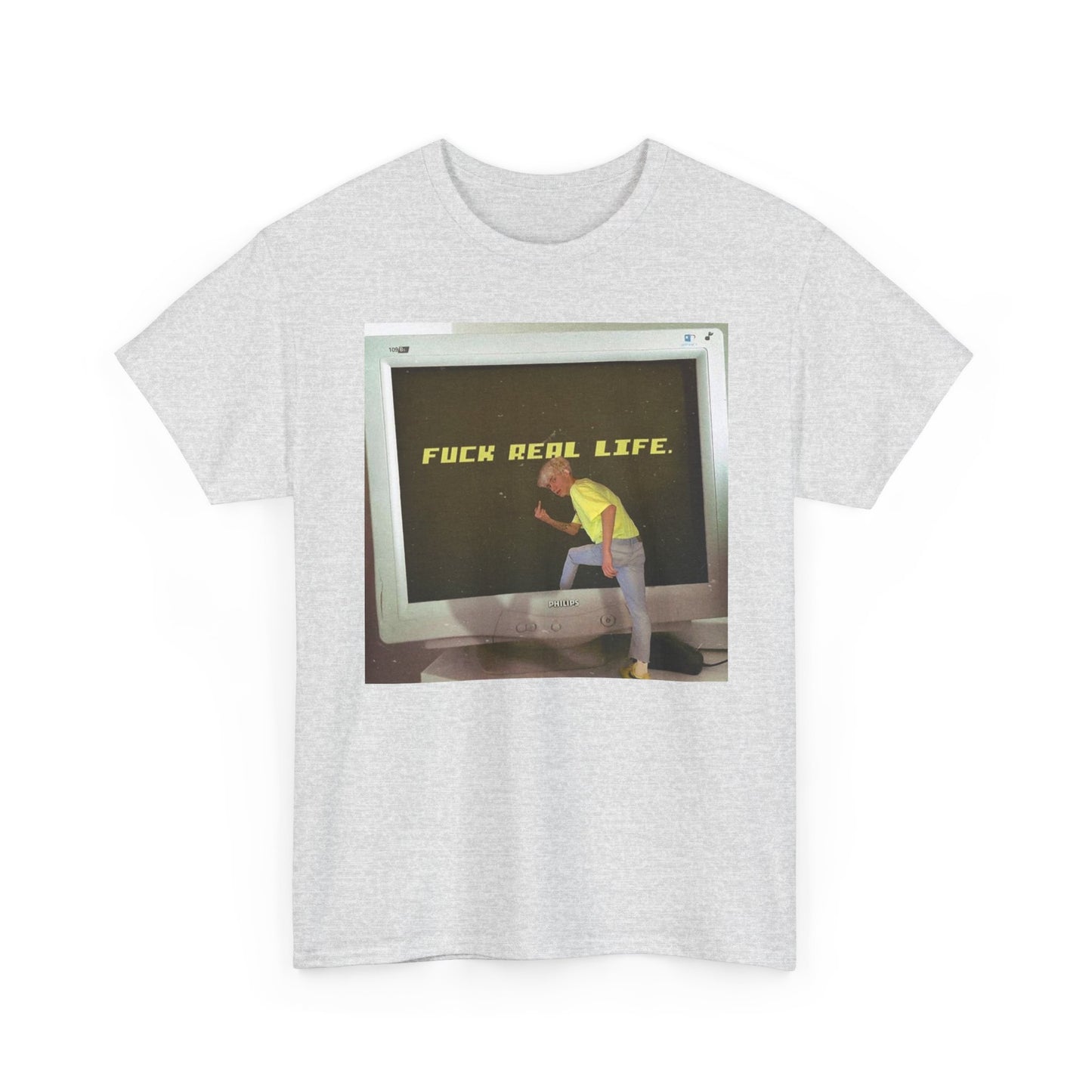 F Life Funny Jokes Graphic T Shirt Unisex Heavy Cotton Tee Gift New