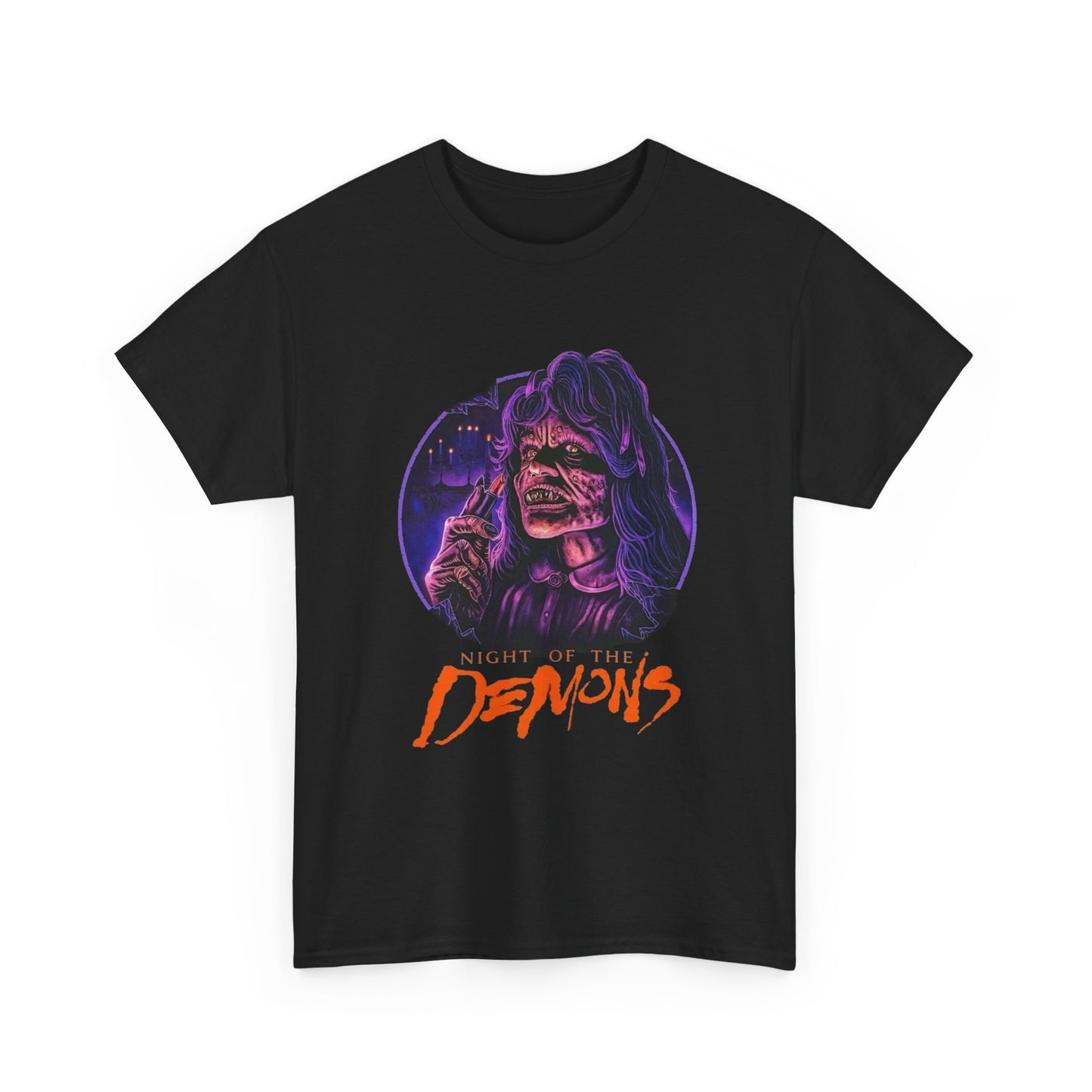 Night Of The Demons Graphic T Shirt Unisex Heavy Cotton Tee