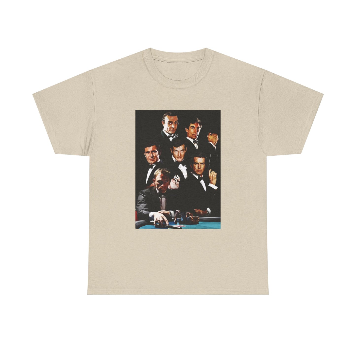 James Bond T-shirt Vintage Bond Collection Merch Unisex Heavy Cotton Tee