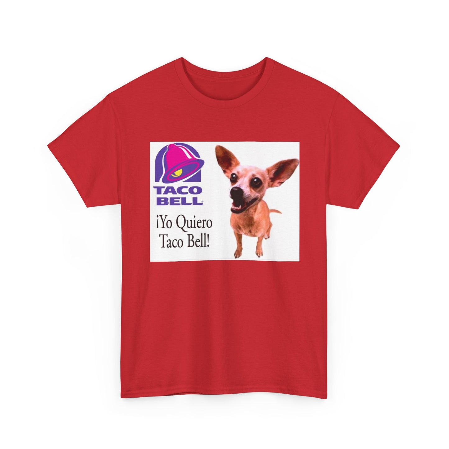 Taco Bell Shirt Funny Retro Logo Mexican Dog 90s Nostalgia Unisex Heavy Cotton