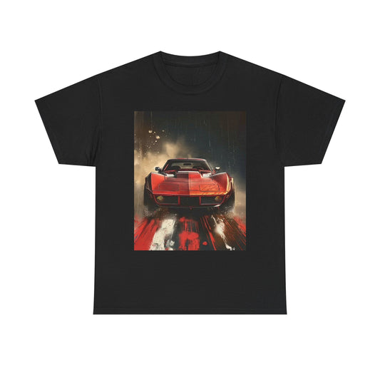Corvette C3 Graphic T Shirt Vintage Retro Poster Unisex Heavy Cotton Tee