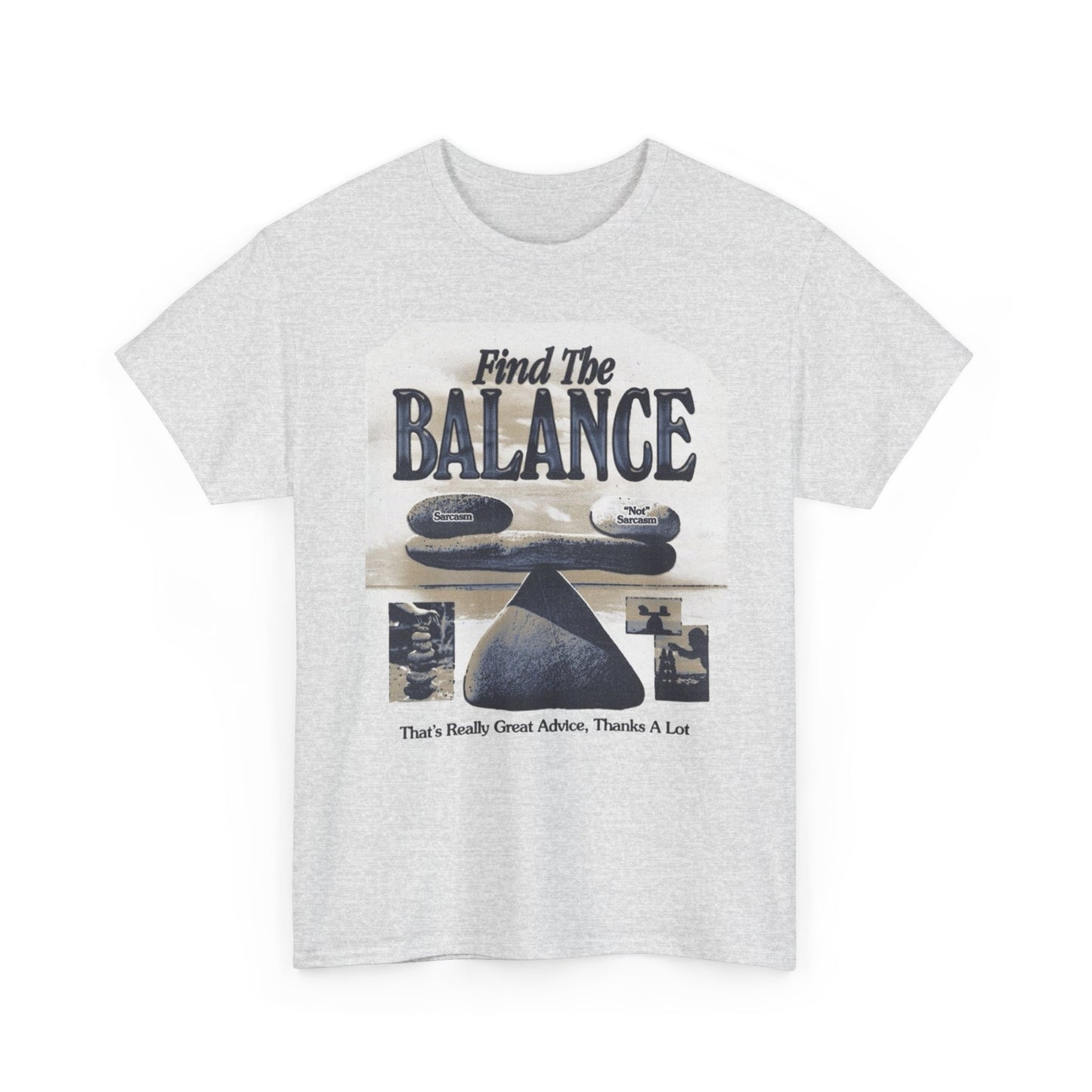 Find The Balance Graphic T Shirt Unisex Gift New AMERICAN VINTAGE