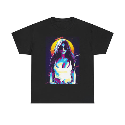 Mia Khalifa Shirt Funny Onlyfans Model Gift Jokes Unisex Heavy Cotton Tee