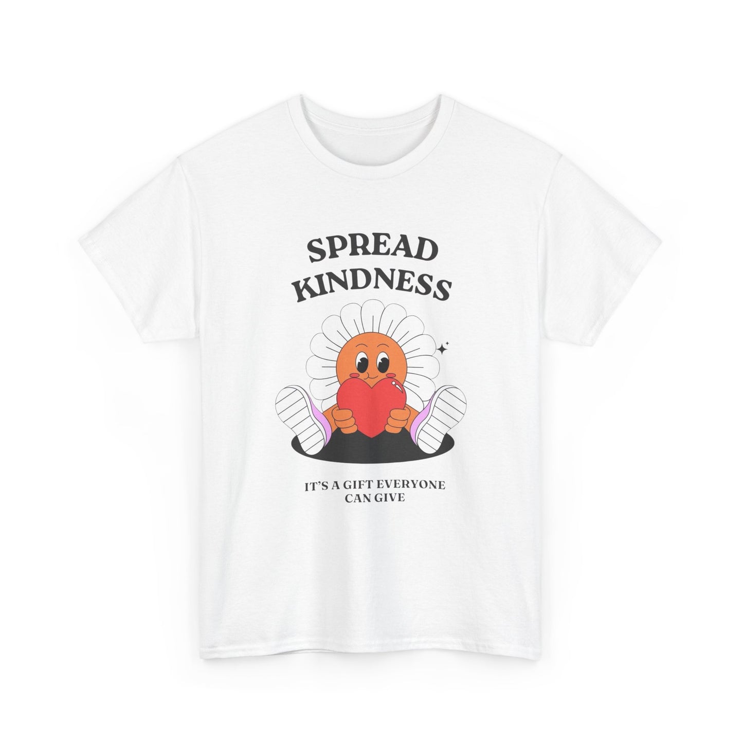 Spread Kindness Graphic T Shirt Unisex Heavy Cotton Tee