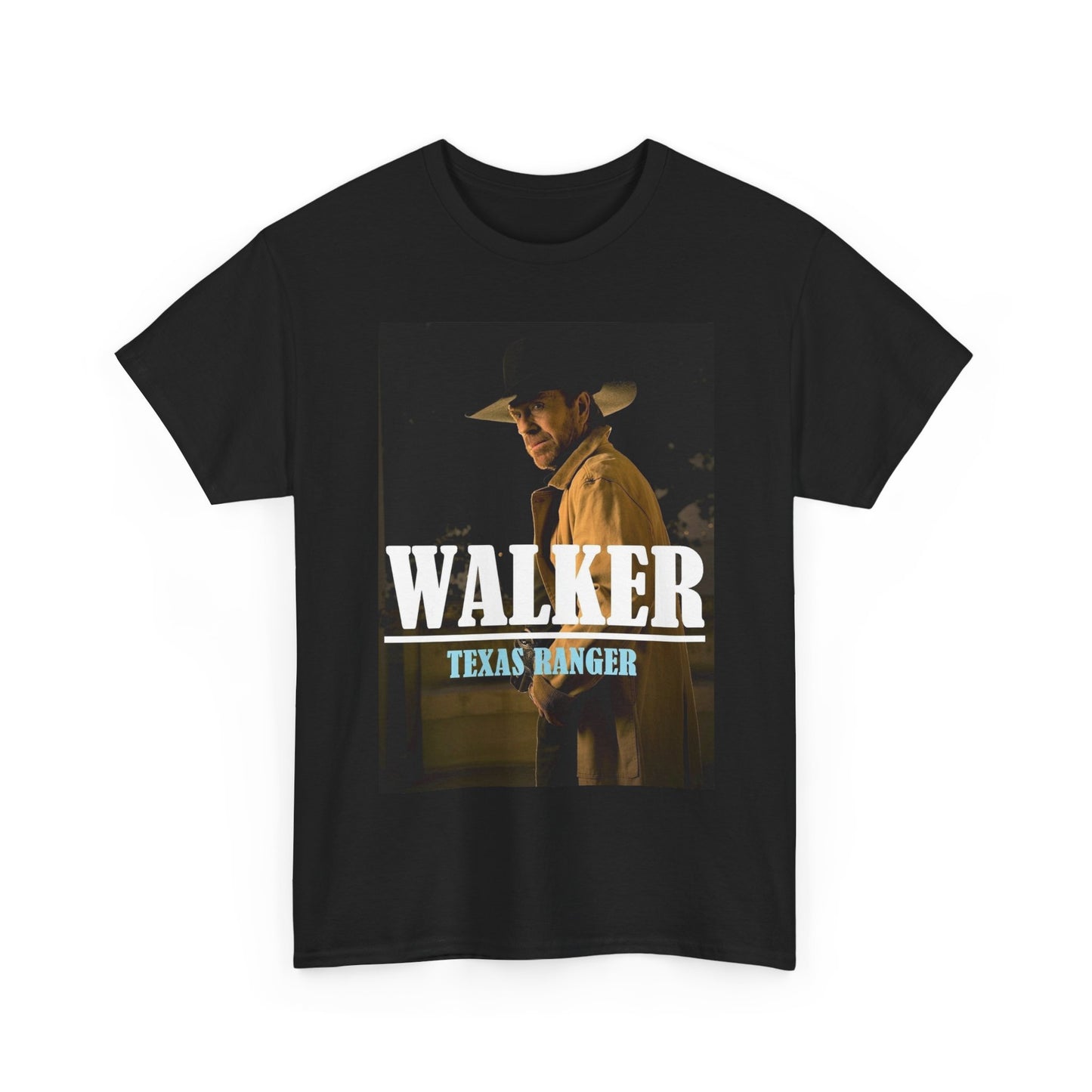 Walker Texas Ranger Shirt Tv Series Chuck Norris Unisex Heavy Cotton Tee