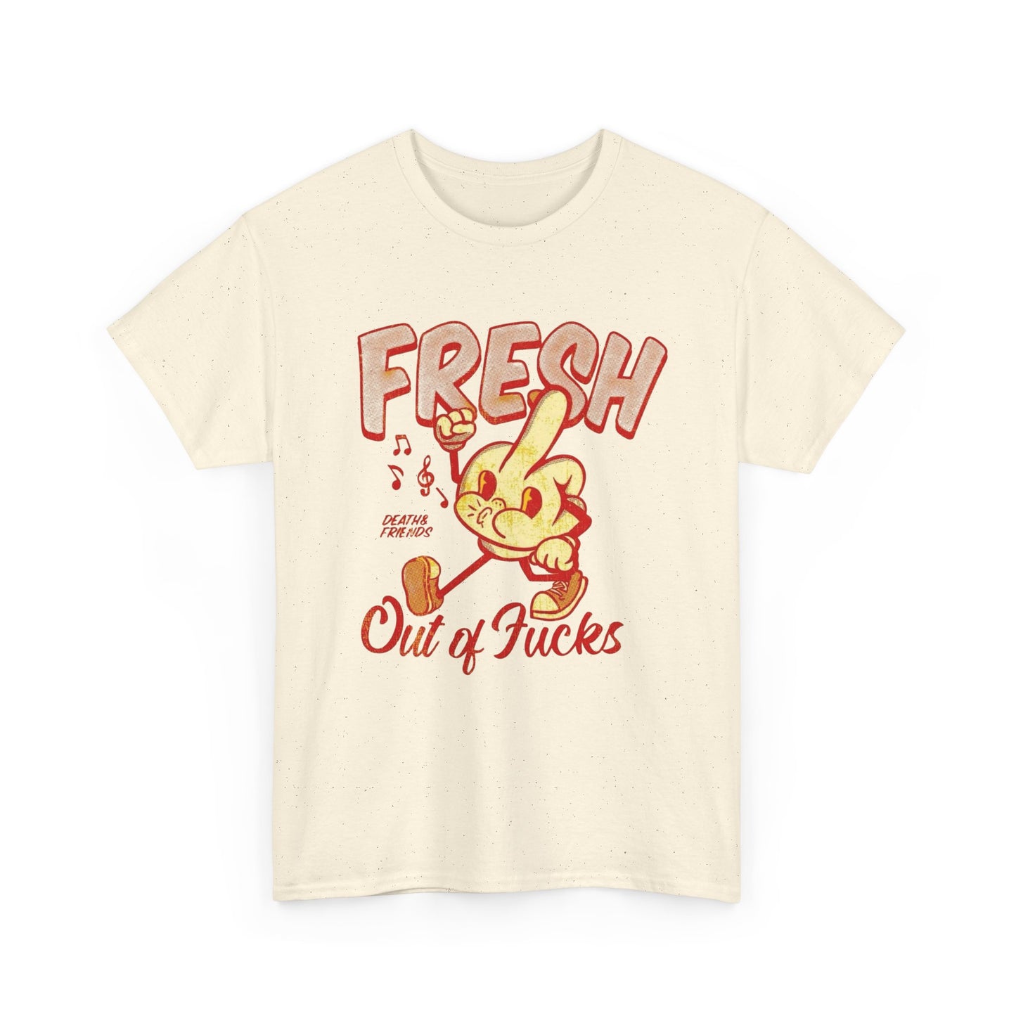 Fresh Out Of Cares Graphic T Shirt NEW Adult Unisex Heavy Cotton Tee