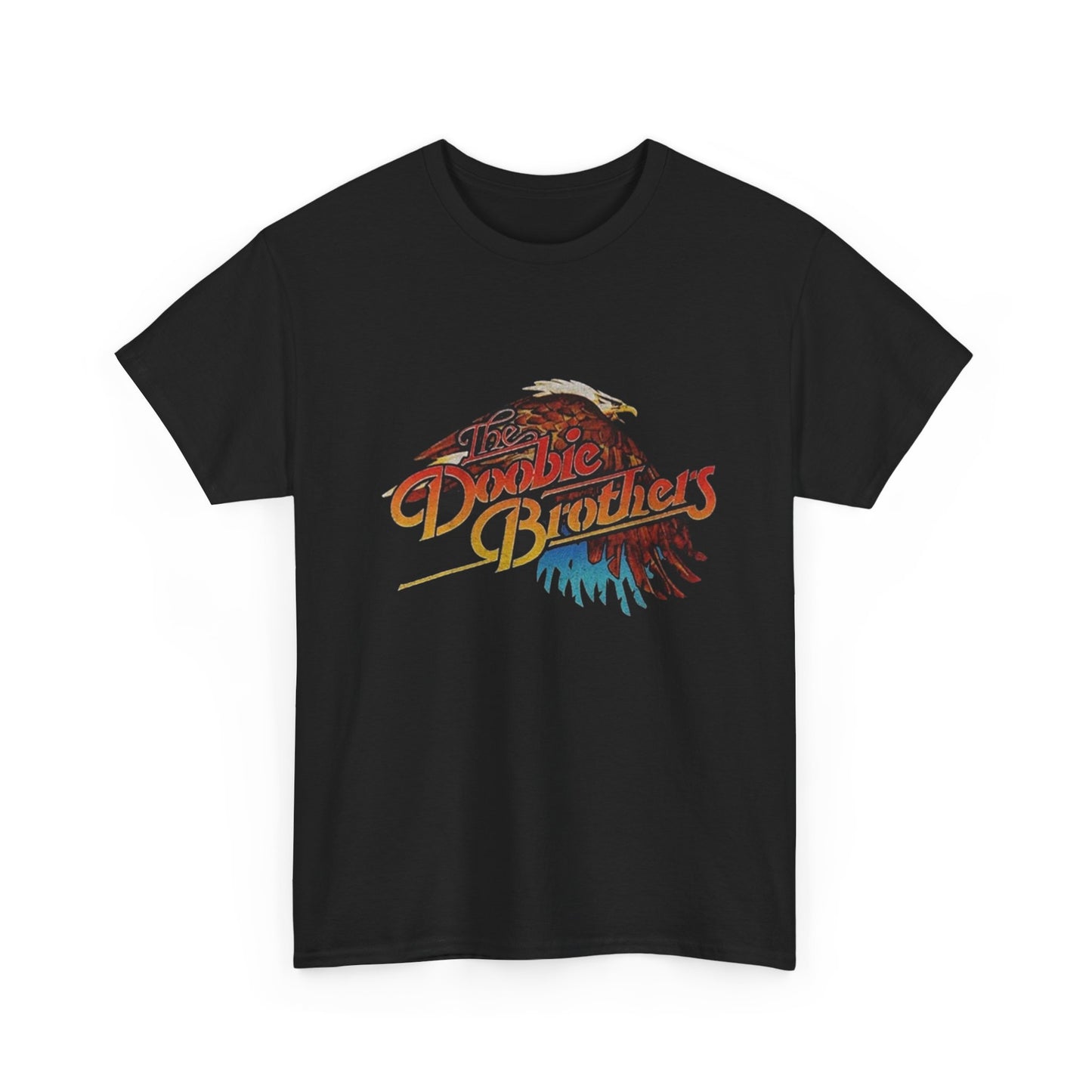 Vintage Rock Doobie Brothers Eagle Graphic T Shirt Unisex Heavy Cotton Tee