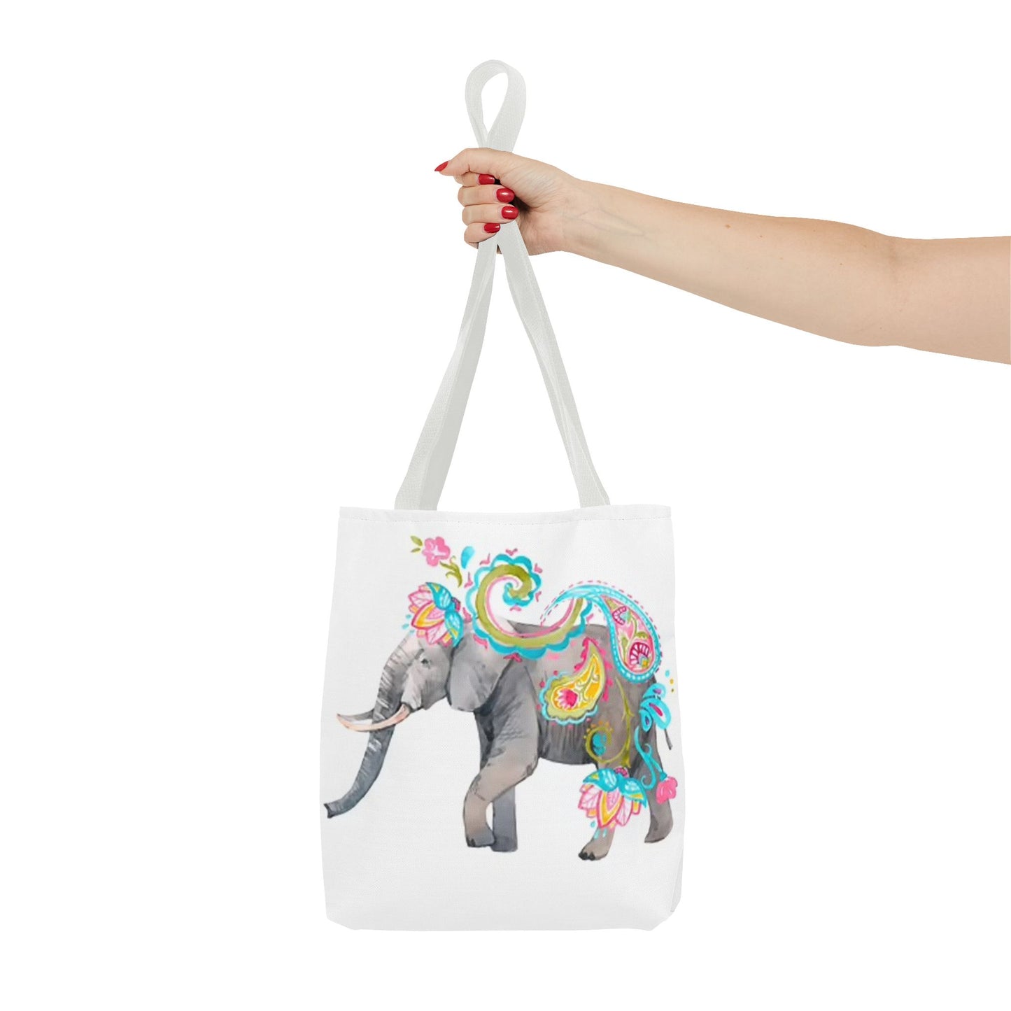 Elephant Multi Color BRAND NEW MODERN Tote Bag (AOP)