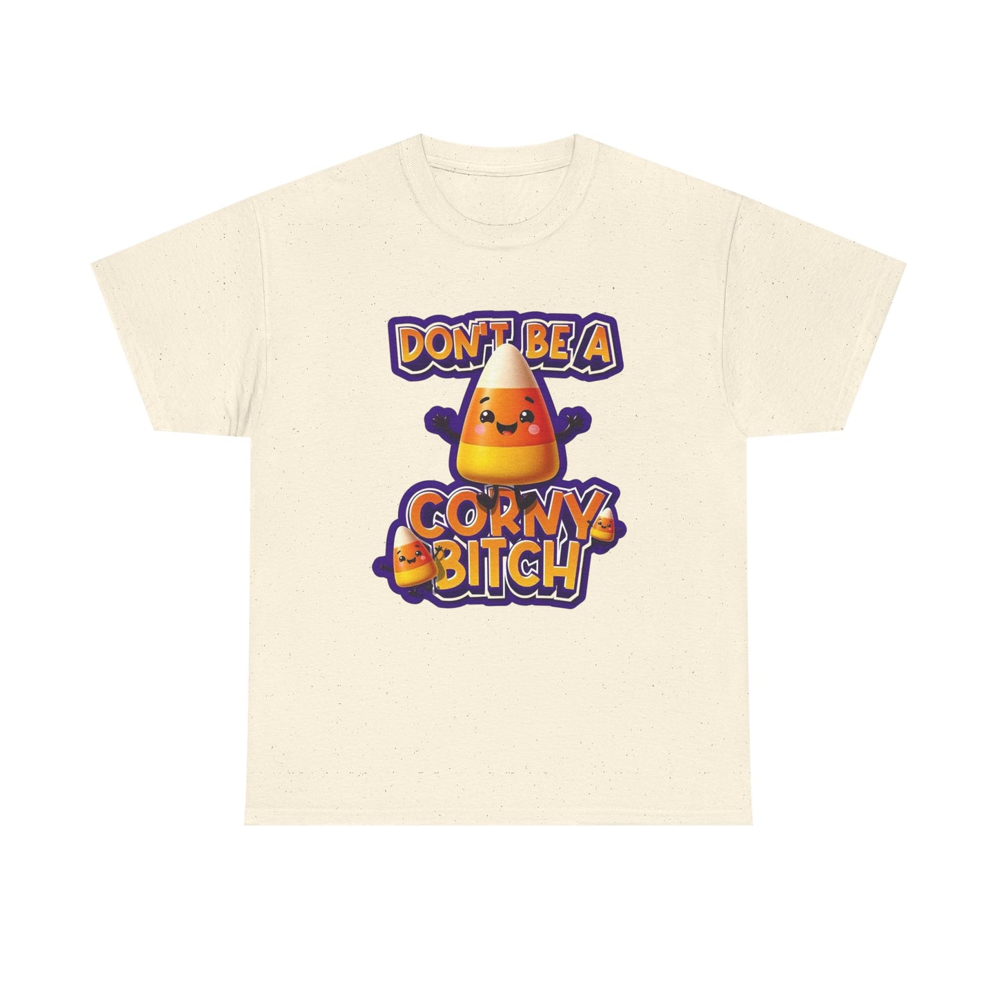Funny Candy Corn Halloween Graphic T Shirt NEW Unisex Heavy Cotton Tee