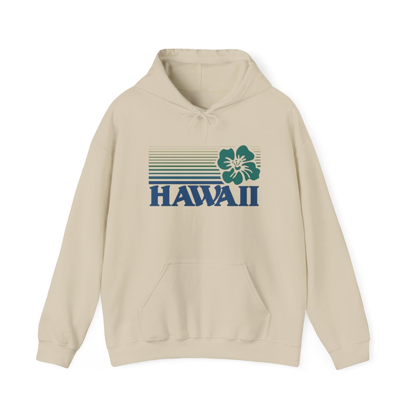 Hawaii Surfing Graphic Hoodie Unisex Heavy Blend™ Hooded Sweatshirt