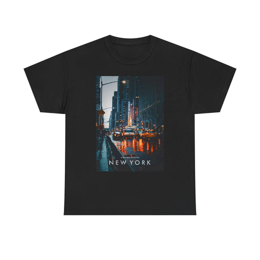 New York Streets T Shirt BRAND NEW Apparel Unisex Heavy Cotton Tee