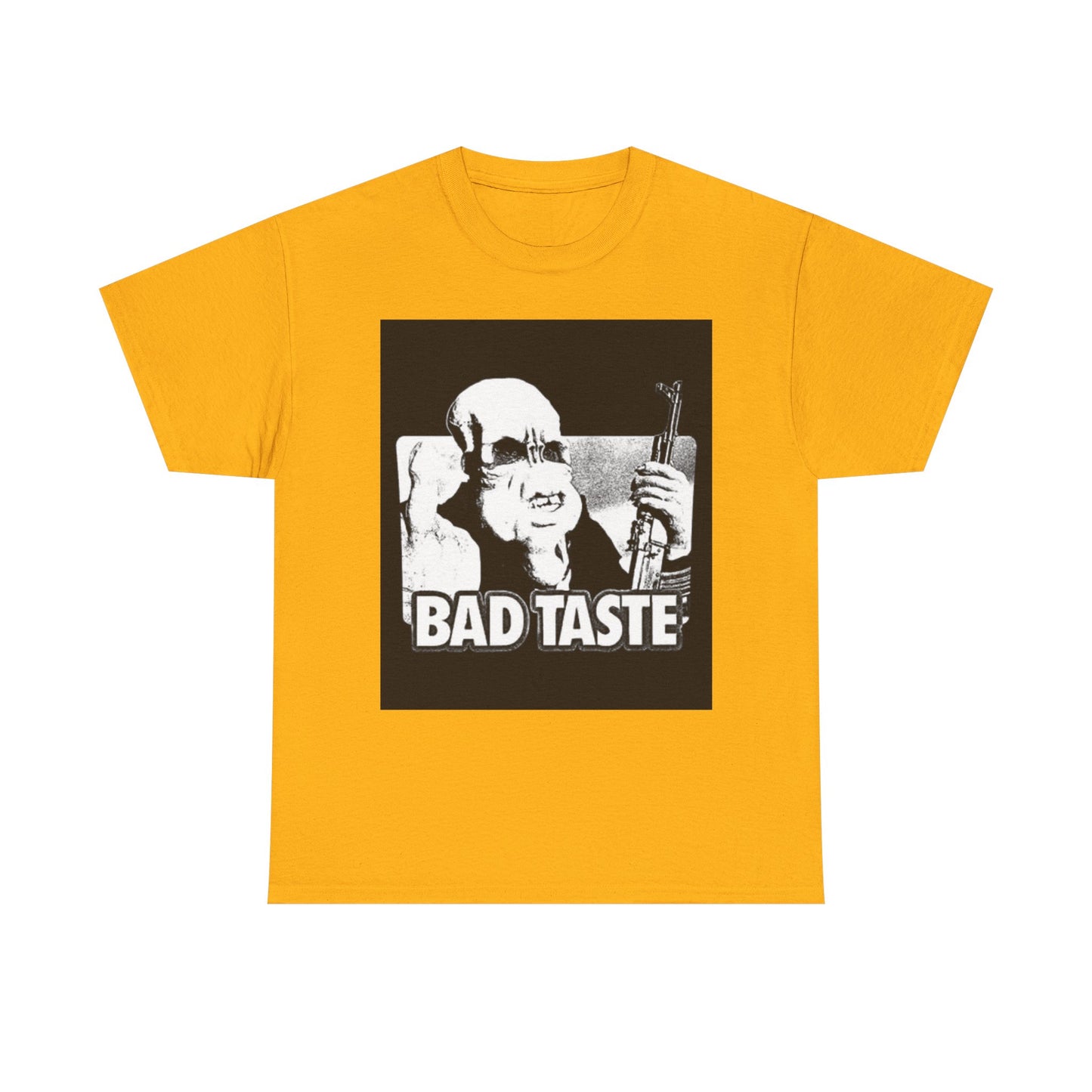 Bad Taste Poster Shirt Retro Graphic Art Unisex Heavy Cotton Tee