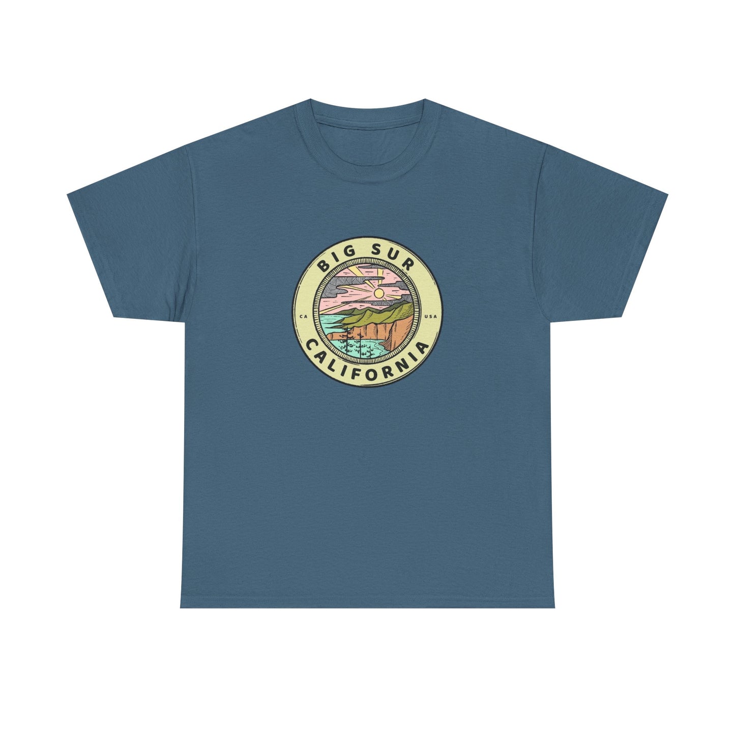 Big Sur California Graphic T Shirt NEW Adult Tee
