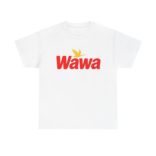 Wawa Funny Gas Station Graphic T Shirt Unisex Heavy Tee NEW