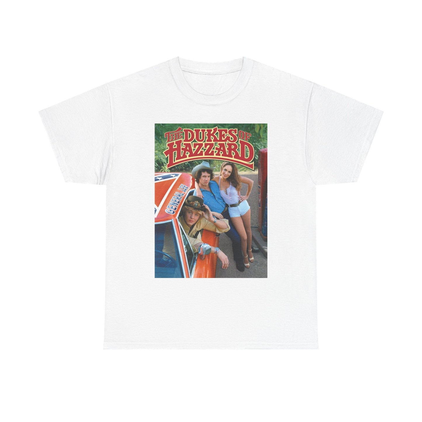 Dukes Of Hazzard Graphic T Shirt Vintage Poster Retro Unisex Heavy Cotton Tee 3