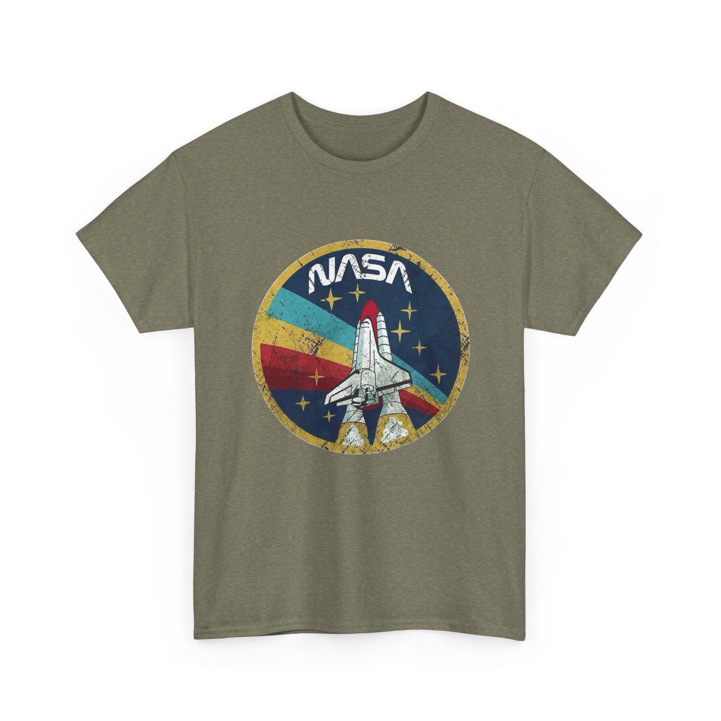 NASA Retro 90's Graphic T Shirt Unisex Heavy Cotton Tee