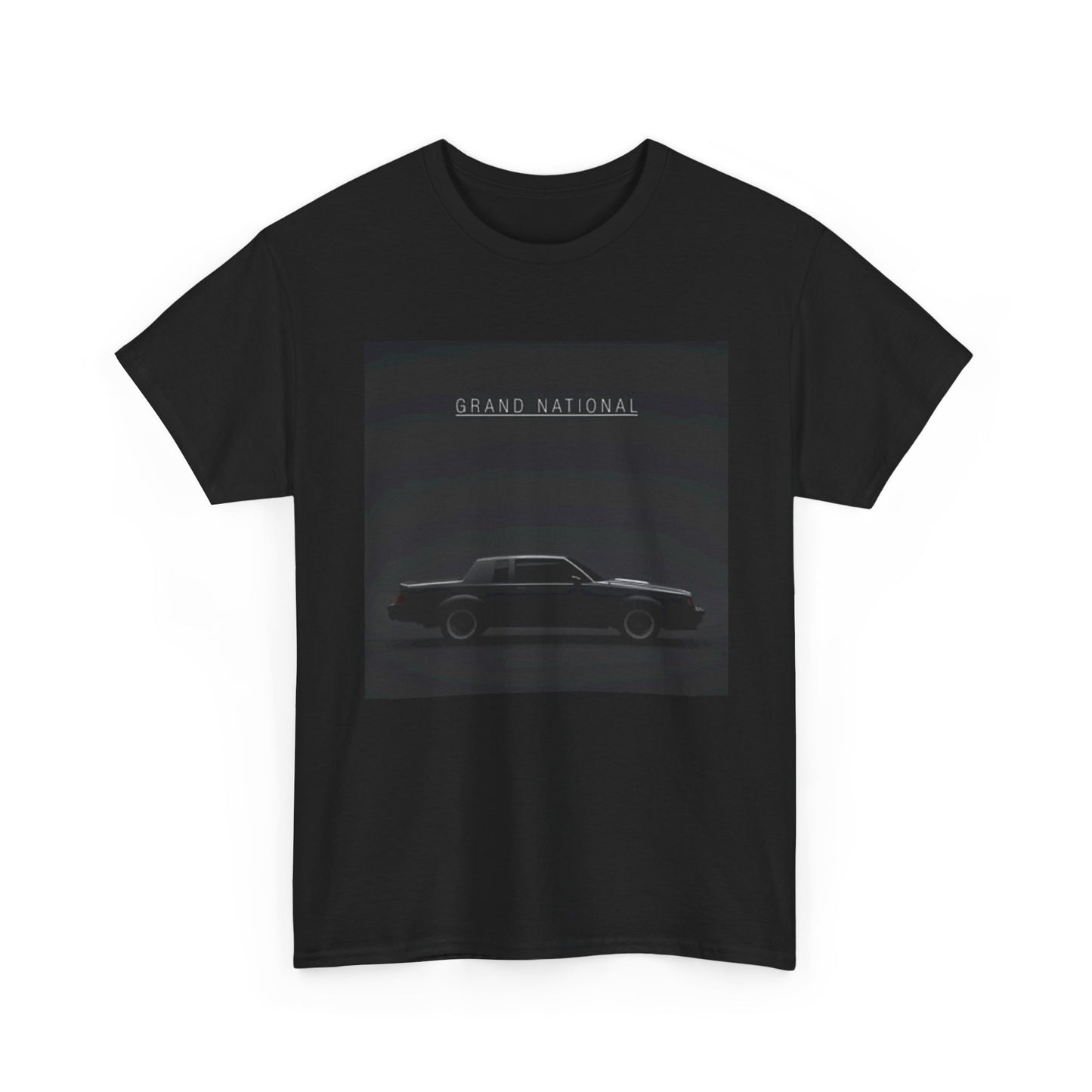 Black Grand National Graphic T Shirt Vintage Buick Unisex Heavy Cotton Tee