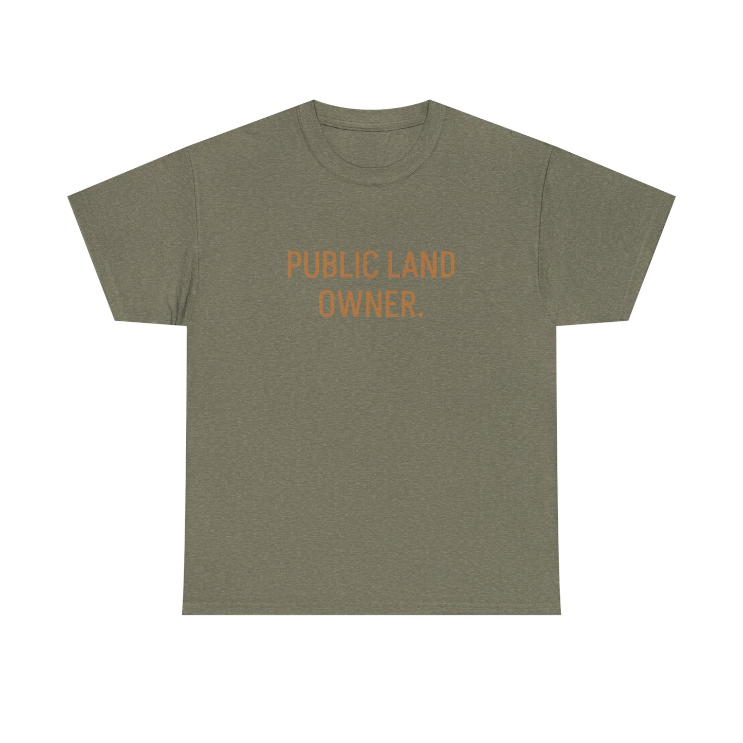Public Land Owner Joe Rogan Graphic T Shirt S-5XL Unisex Heavy Cotton Tee