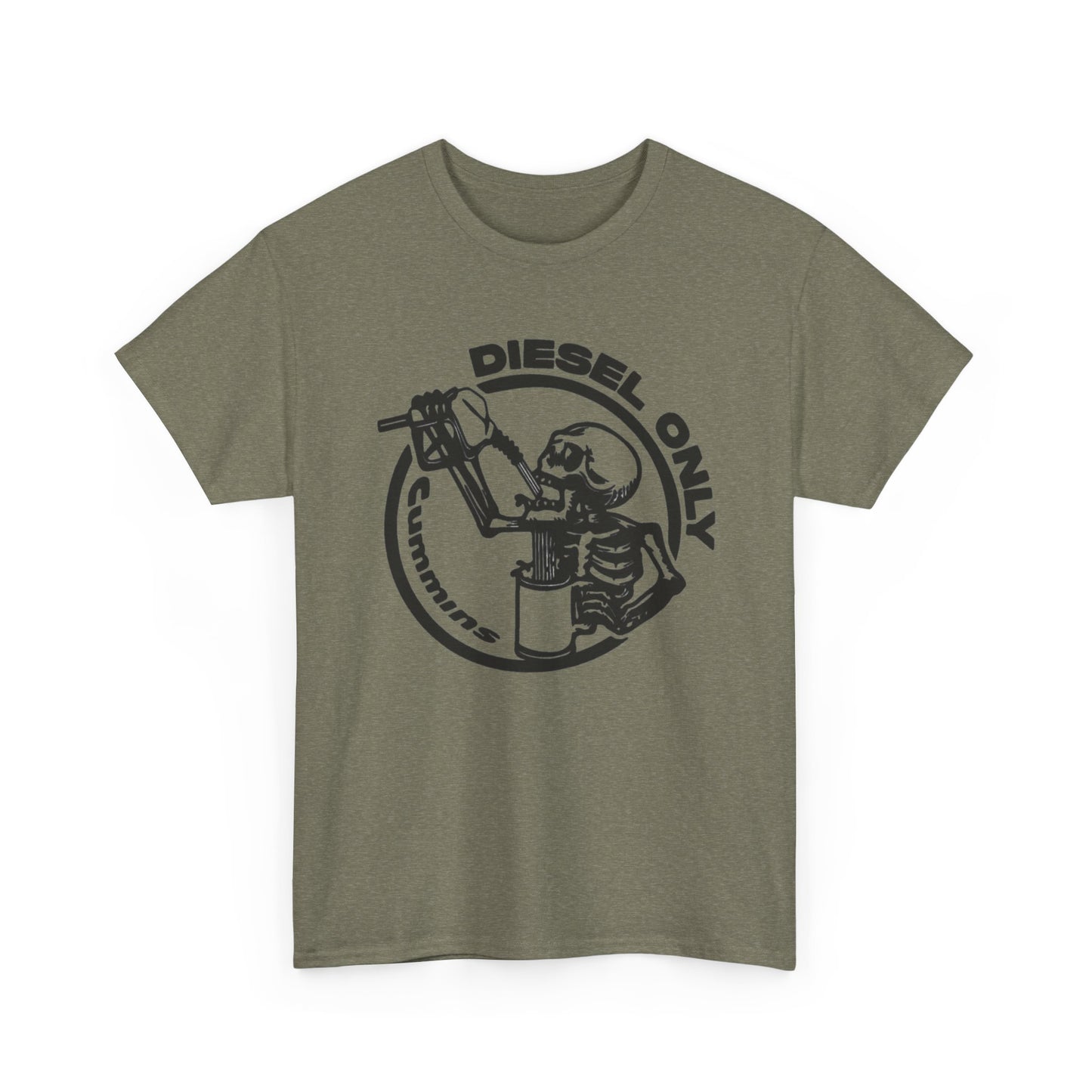 Diesel Only Cummins Graphic T Shirt Unisex Heavy Cotton Tee NEW