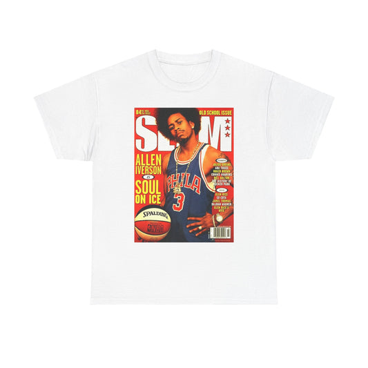 Allen Iverson Graphic T Shirt Philly Vintage Magazine Unisex Heavy Cotton Tee