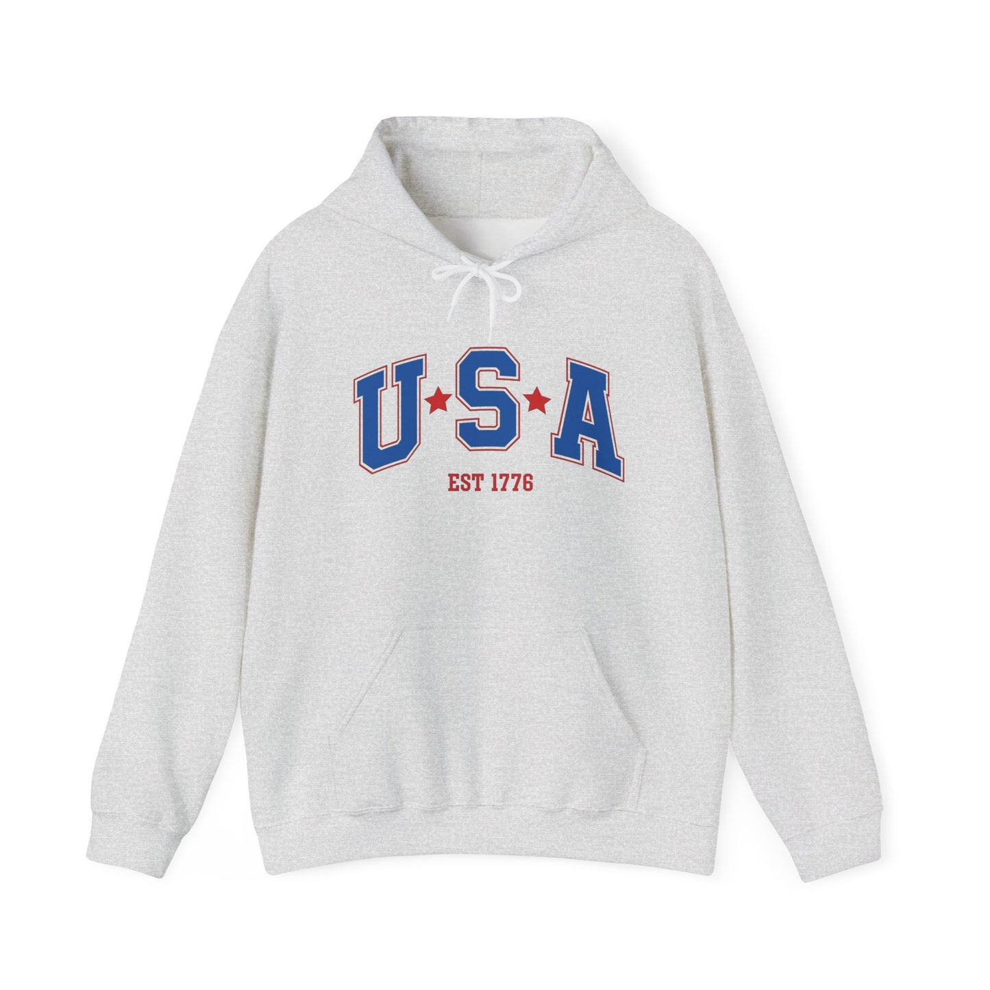 USA American Flag 1776 Graphic Hoodie Heavy Blend™ NEW Sweatshirt