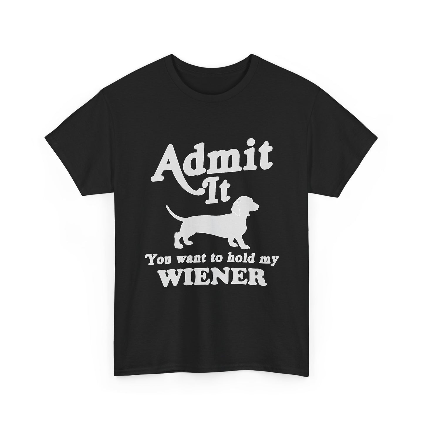 Wiener Dog Funny Jokes Hold My Wiener Graphic T Shirt NEW ADULT