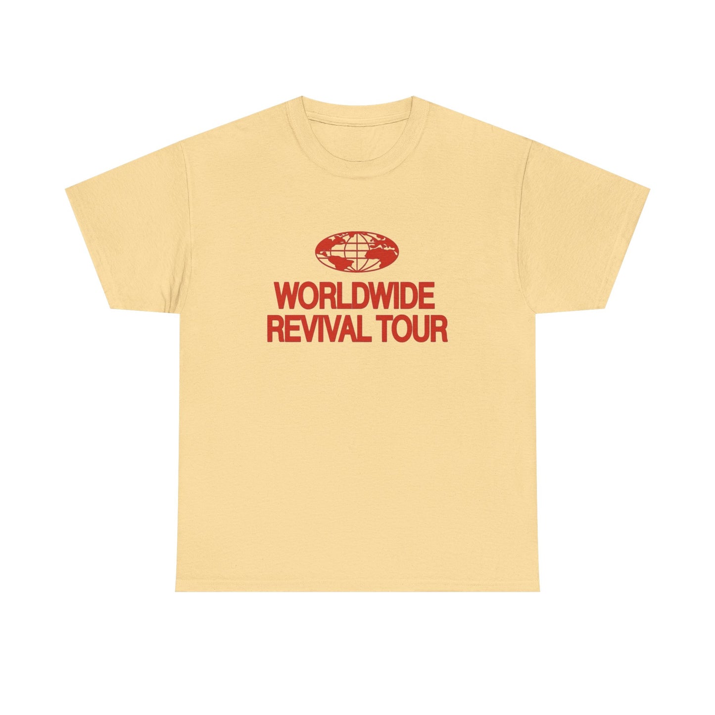 Jesus Worldwide Revival Tour Graphic T Shirt NEW Vintage Unisex Heavy Cotton Tee