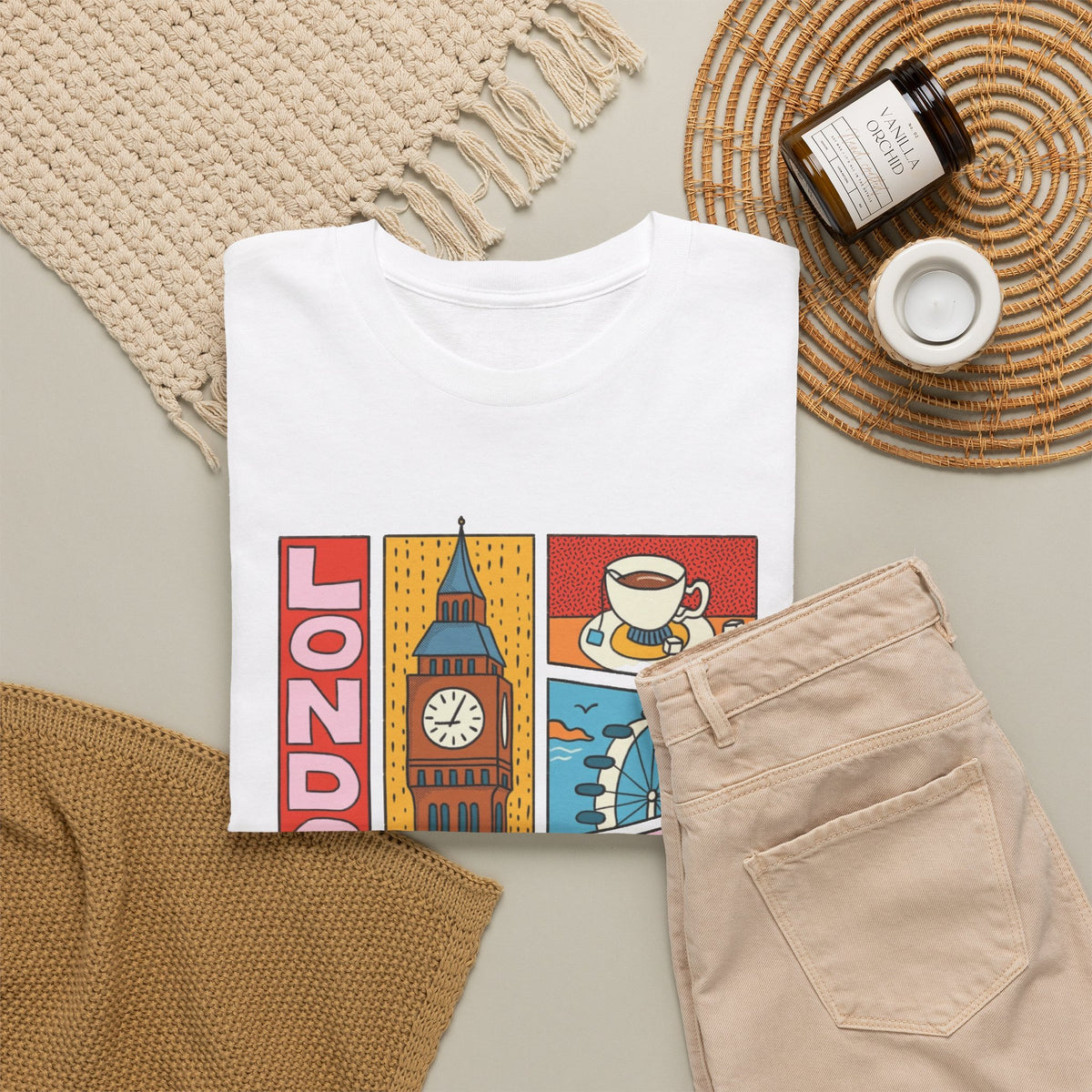 London Calling Collage T-Shirt Men's Graphic Tee