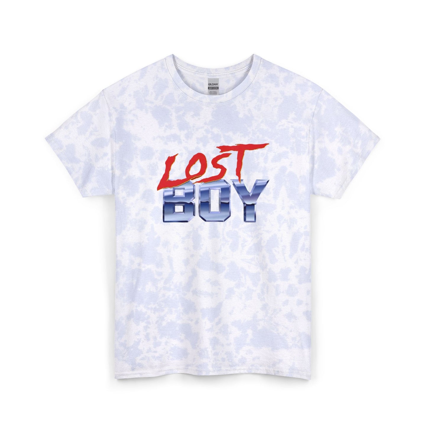 Lost Boy Retro Logo T Shirt Unisex Tie Dye Cotton Tee Gift