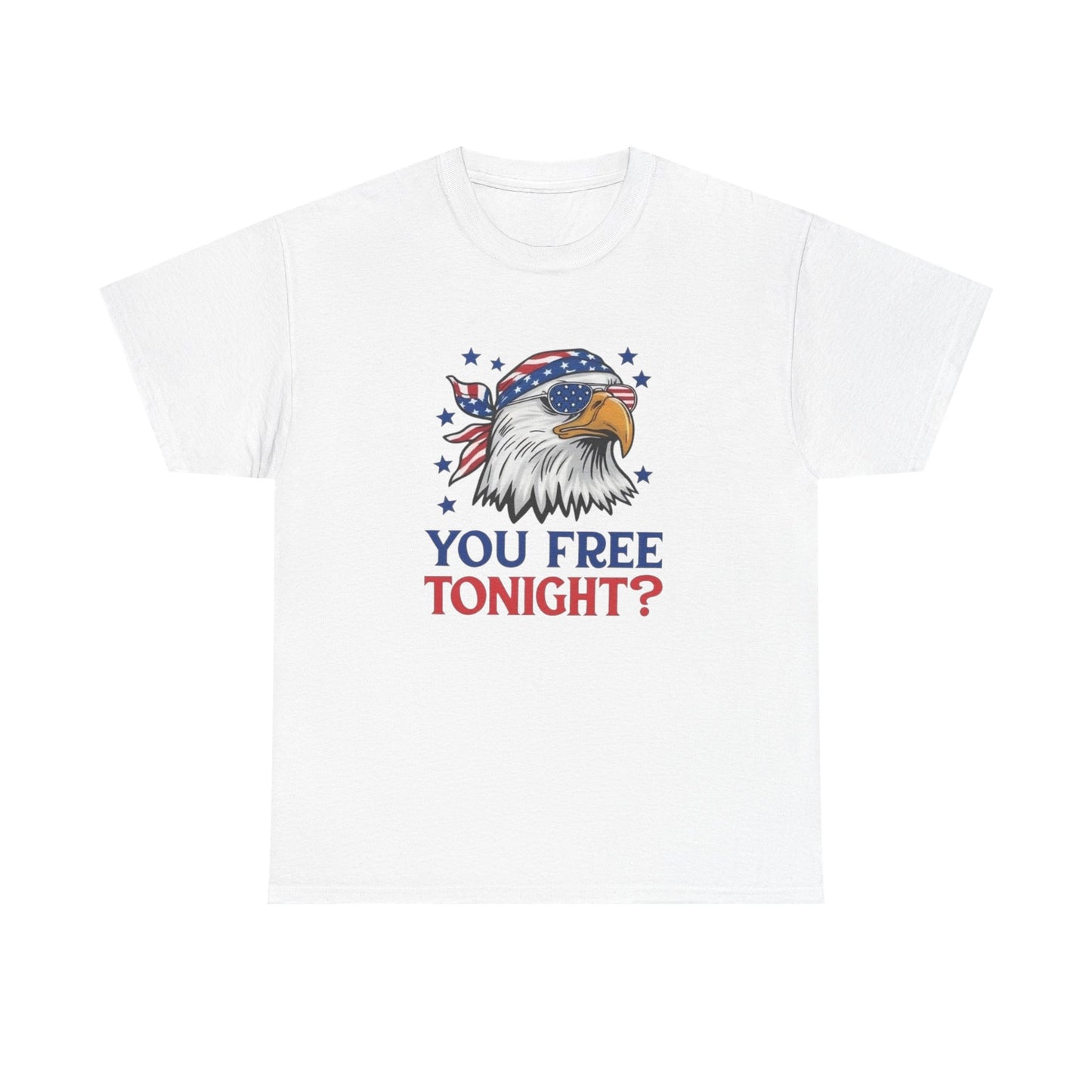 American Freedom Bald Eagle Graphic T-Shirt Unisex Heavy Cotton Tee NEW