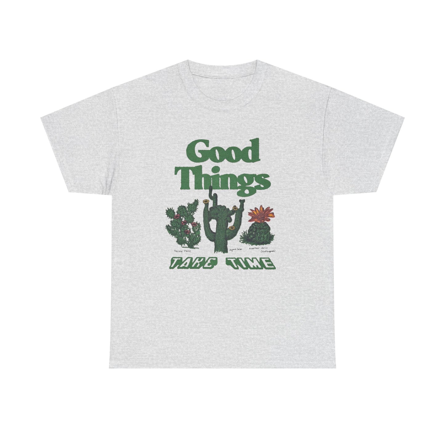 Good Things Take Time Graphic T Shirt Unisex Heavy Cotton Tee Gift Vintage