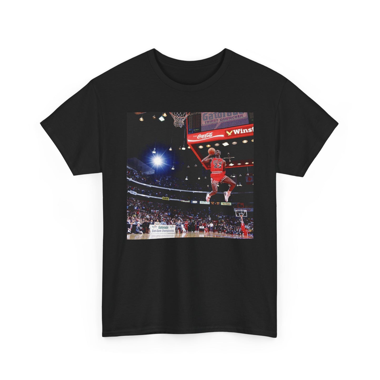 Michael Jordan Graphic T Shirt Retro Dunk Contest Unisex Heavy Cotton Tee