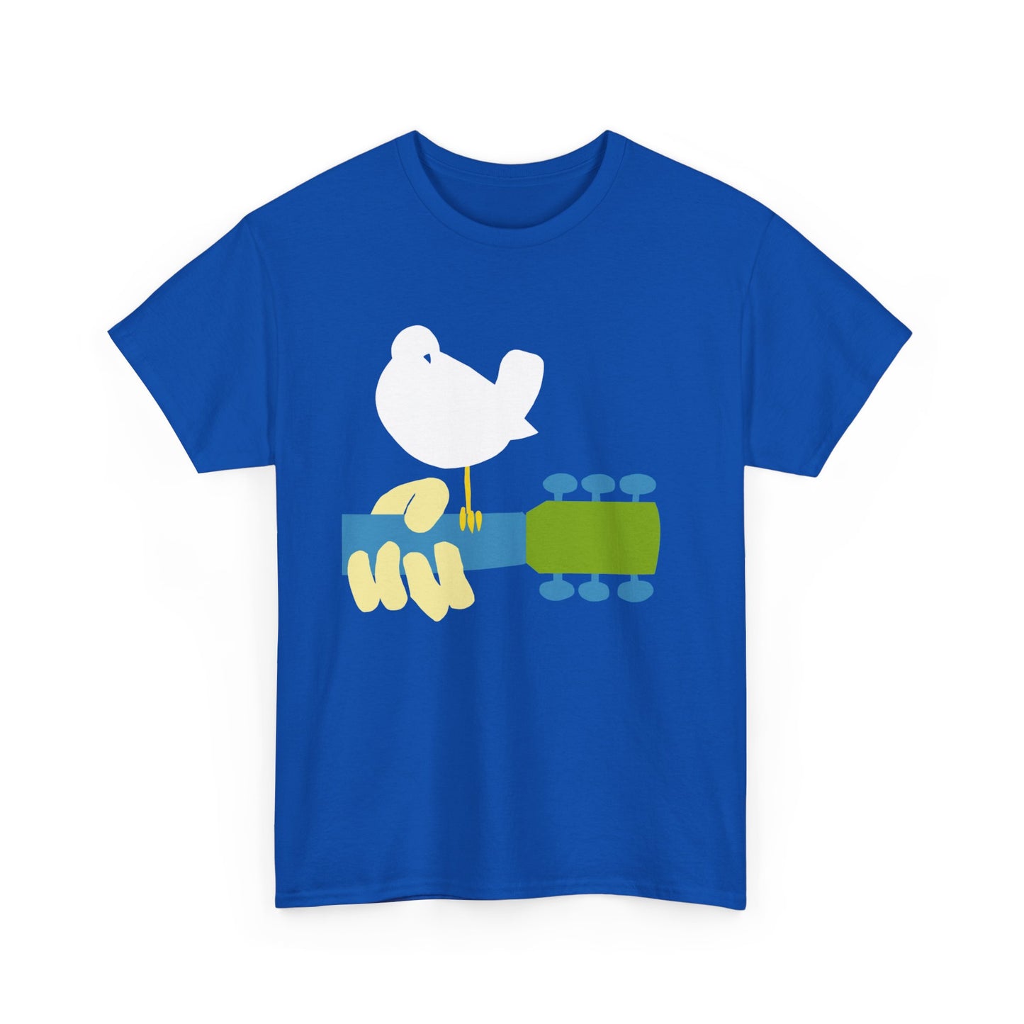 Woodstock Graphic T Shirt Vintage Logo Hippie Groovy Unisex Heavy Cotton Tee