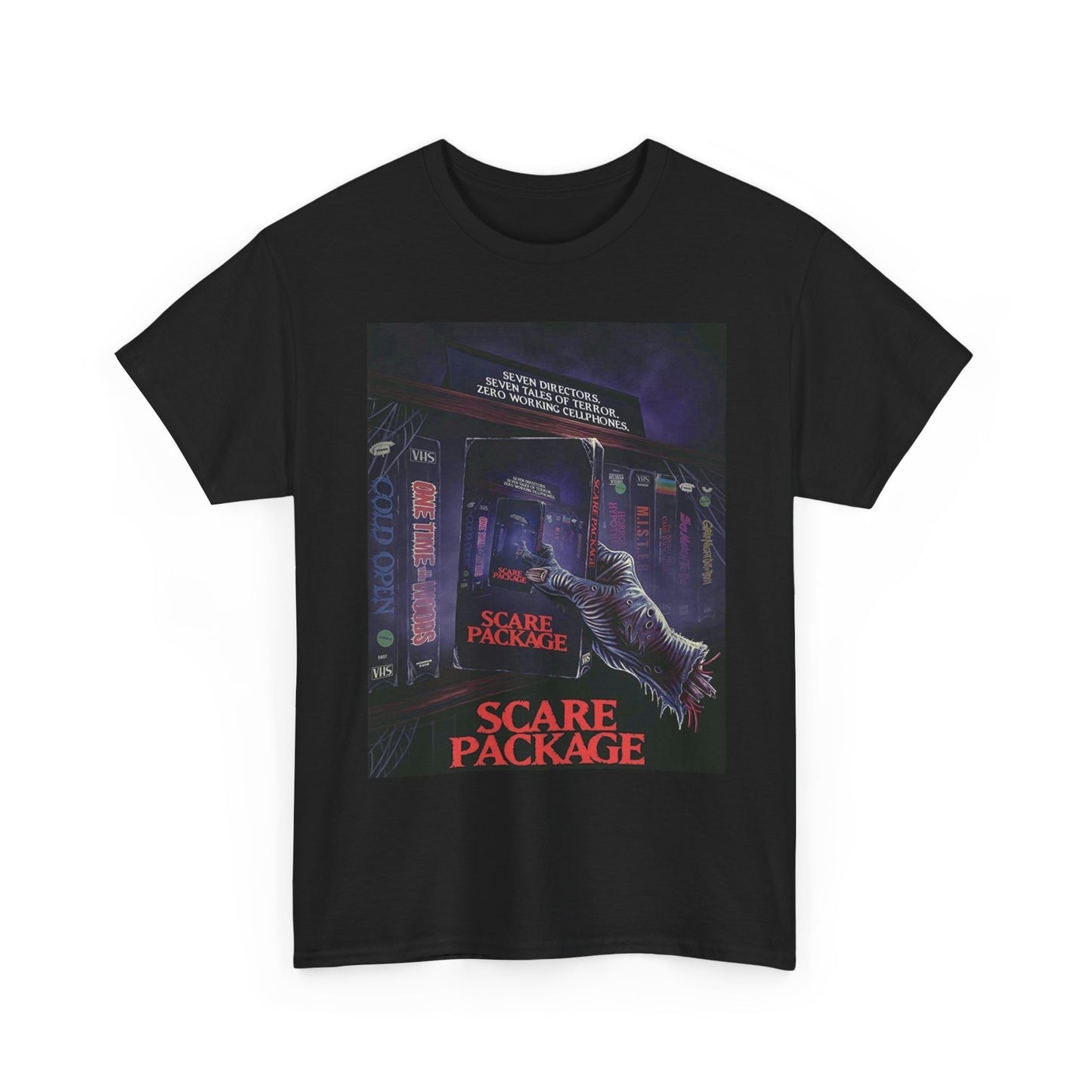 Scare Package Halloween Graphic T Shirt Unisex Heavy Cotton Tee