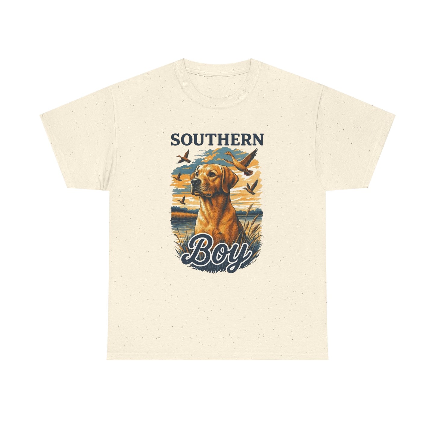 Southern Boy Hunting Graphic T Shirt Unisex Heavy Cotton Tee
