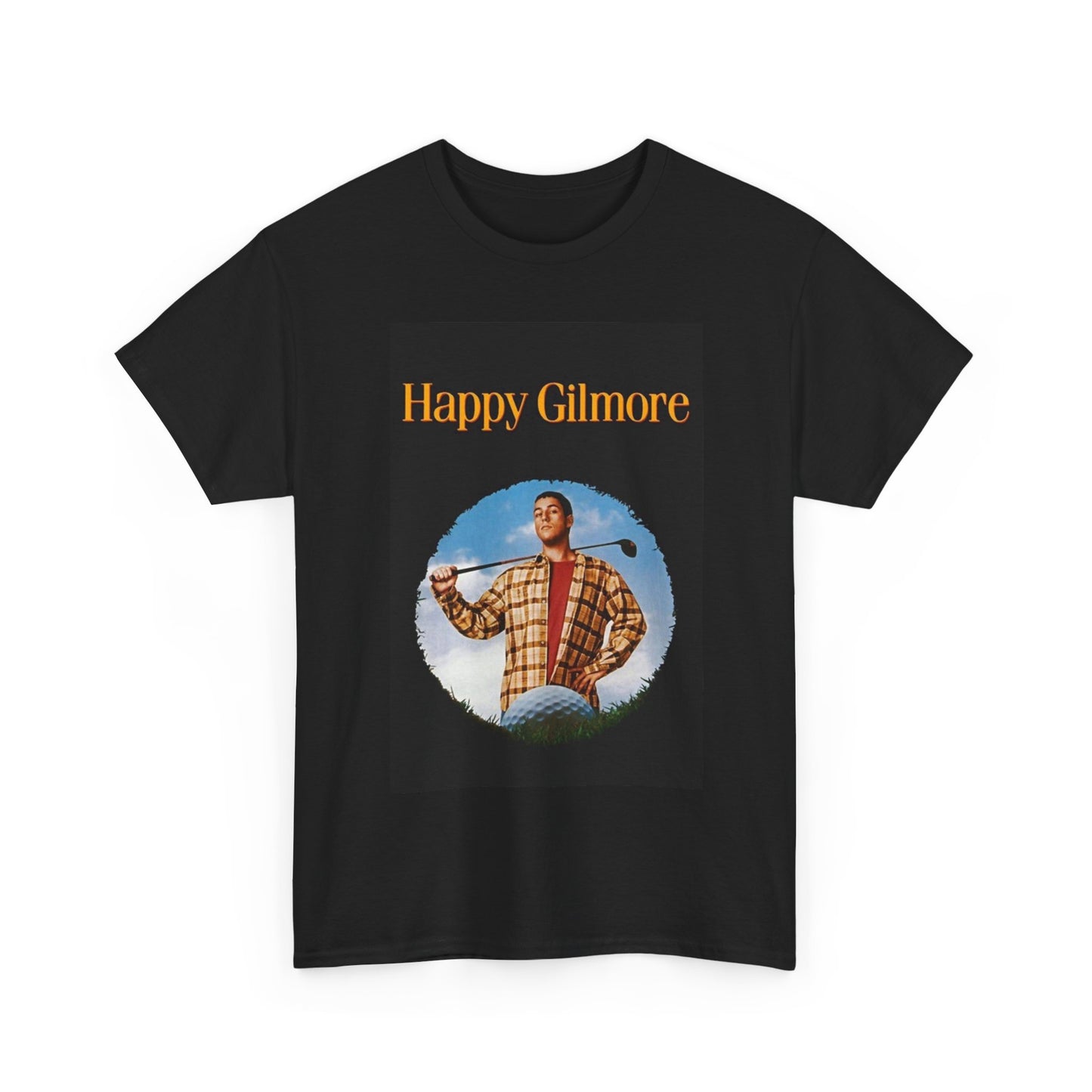 Happy Gilmore T-shirt vintage Adam Sandler golf retro comedy Unisex Heavy Cotton