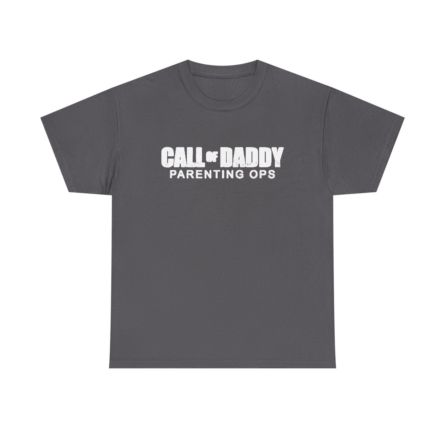 Call Of Daddy Parenting Ops Funny Shirt Gamer Dad Jokes Unisex Heavy Cotton Tee