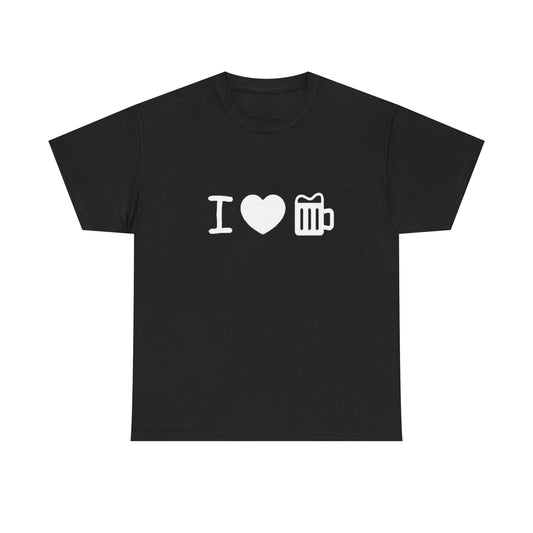 I Love Beer Graphic T Shirt NEW ADULT Tee Cotton